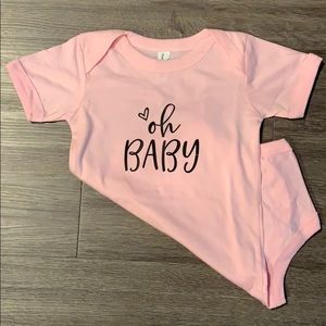 BNWT Infant “Oh Baby” Onesie